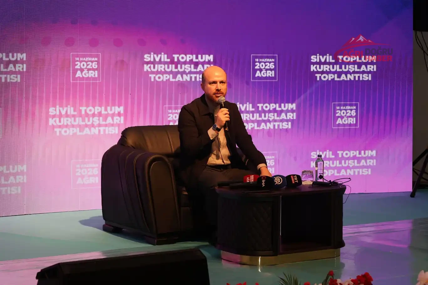 Bilal Erdoğan Ağrı'da konuştu